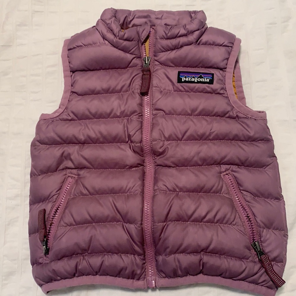 Patagonia puffer down vest 12-18 months